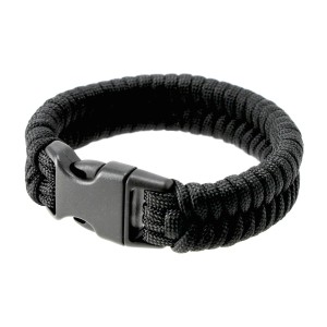 Bransoletka Paracord EDCX Fish black