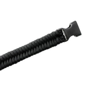 Bransoletka Paracord EDCX Fish black