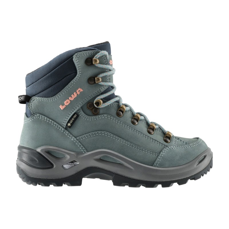 Buty damskie LOWA Renegade GTX mid WS niebiesko/łososiowe