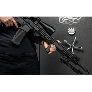 Chwyt przedni Leapers UTG M-LOK krótki, polimerowy, czarny