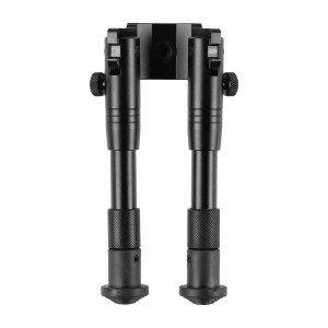 Dwójnóg UTG Shooter's SWAT Bipod Rubber Feet 6,2" - 6,7" Picatinny, czarny