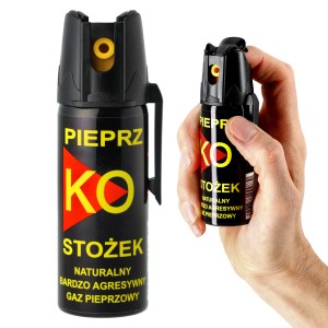 Gaz pieprzowy Klever KO Defenol Fog (stożek) 50 ml