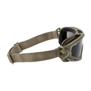Gogle taktyczne Wiley X Spear SP293T smoke / clear / light rust, jasnobrązowe oprawki