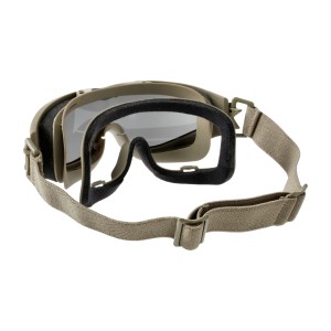 Gogle taktyczne Wiley X Spear SP293T smoke / clear / light rust, jasnobrązowe oprawki