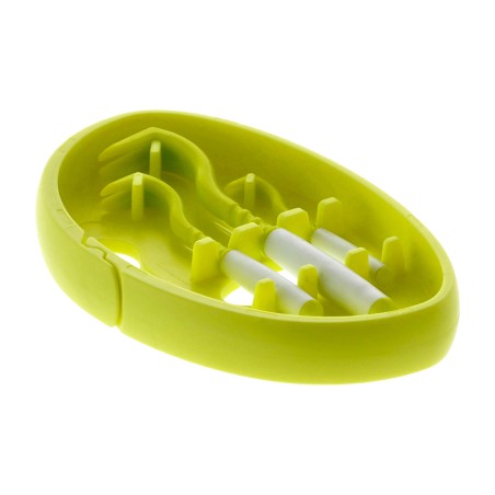 Kleszczołapki przyrząd do usuwania kleszczy Tick Twister Clipbox Trio z brelokiem, limonkowe 3 szt.