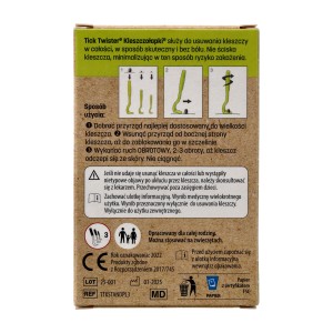 Kleszczołapki przyrząd do usuwania kleszczy Tick Twister Standard 3 szt.