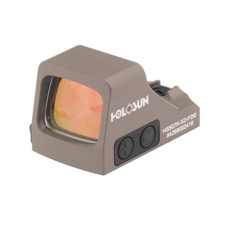 Kolimator Holosun HS507K X2 FDE Open Reflex SubCompact Pistol Sight